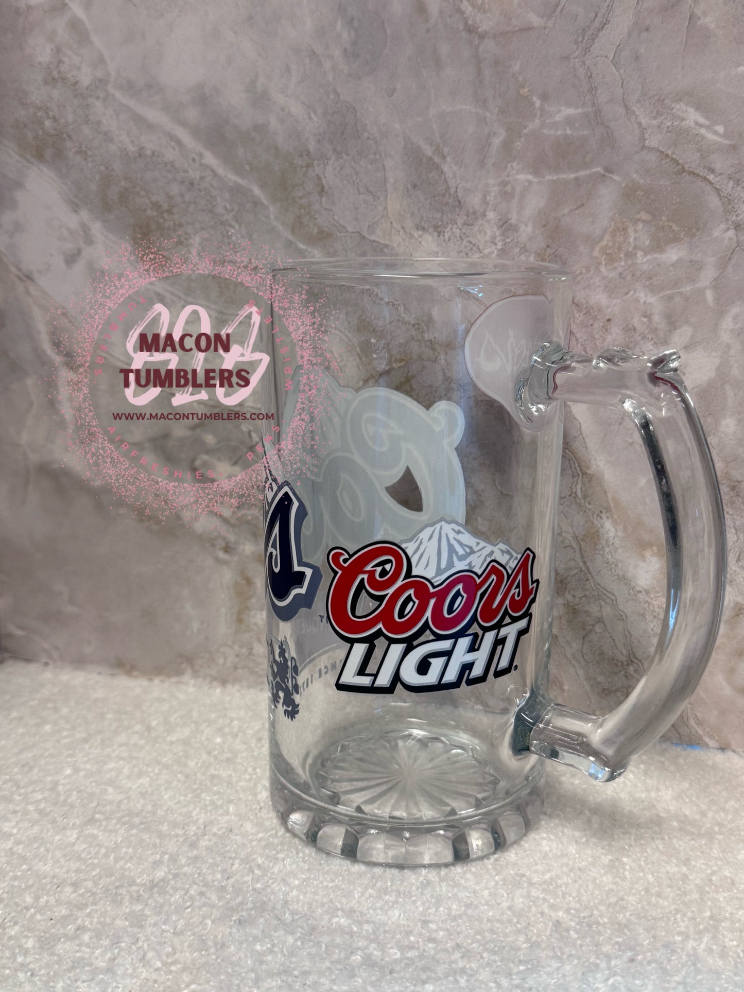Coors Inspired Glass Beer Mug