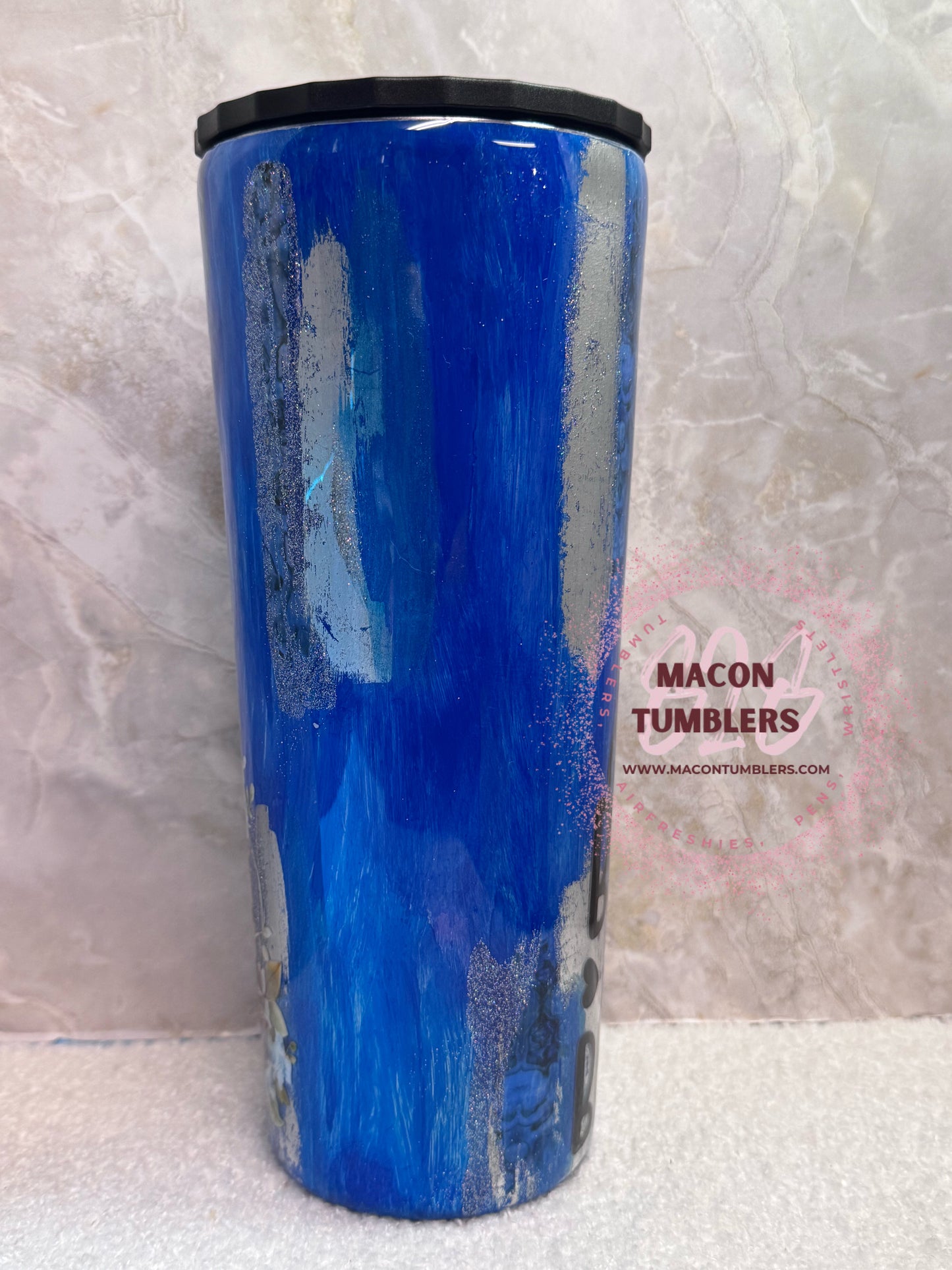 24oz “The Book Was Better” Blue Book Lover Tumbler – Handmade Stainless Steel Tumbler