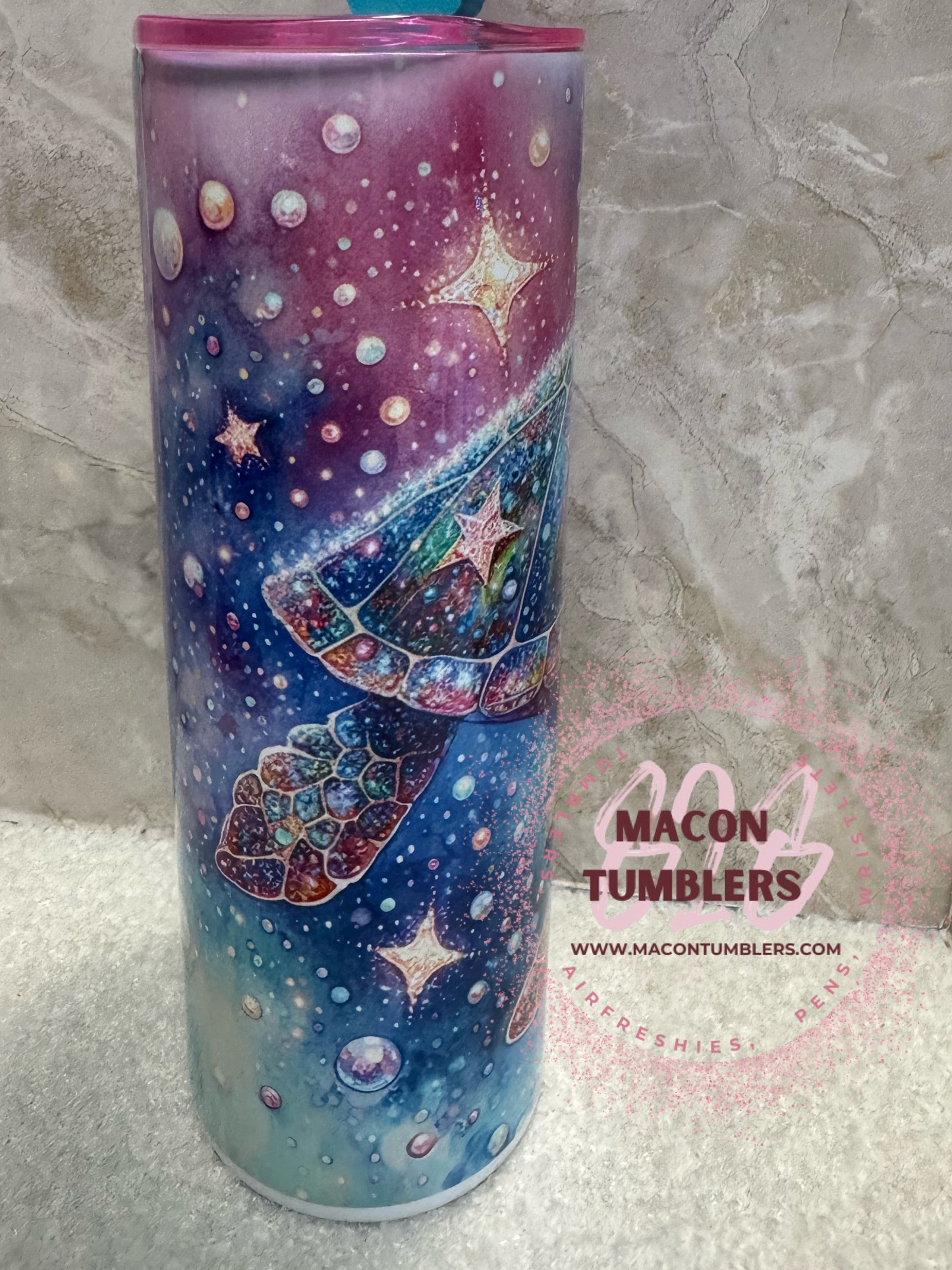 Sea Turtle 20oz Sublimation Tumbler | Ocean Lover Cup