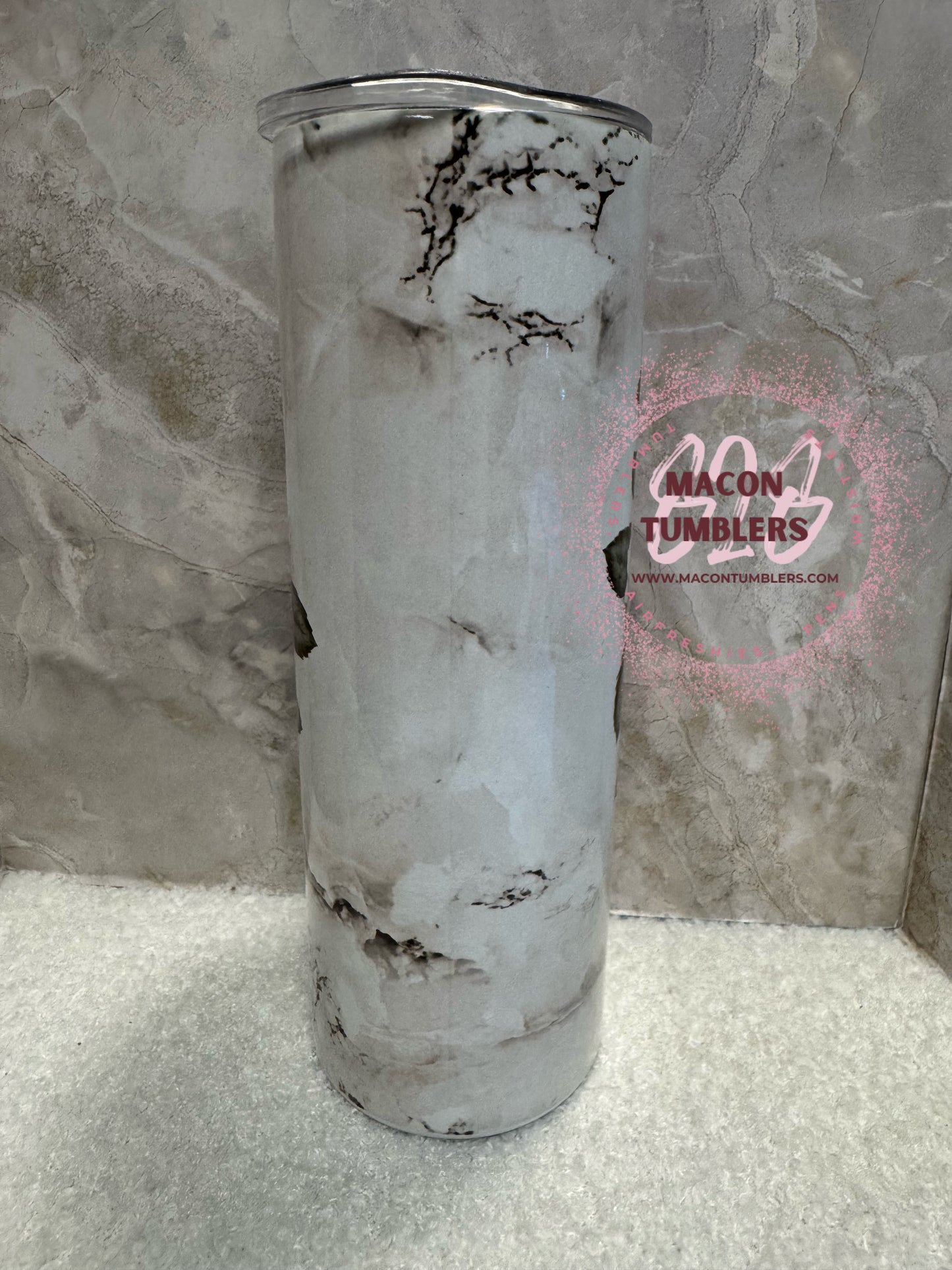 Ornate Floral Cross Tumbler – 20oz Skinny Sublimation Tumbler