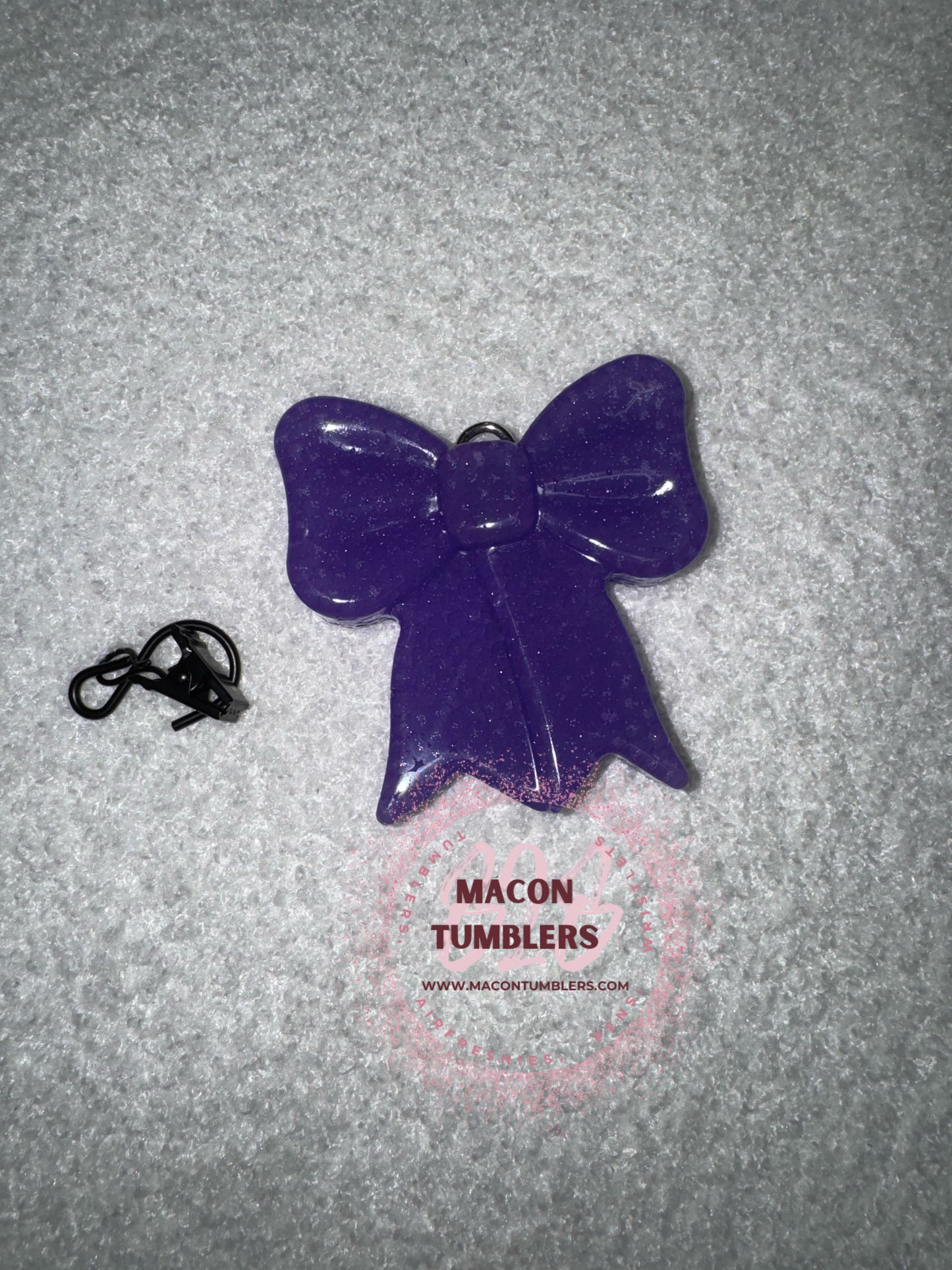 3D Bow Vent Clip Freshie (WINTER CANDY APPLE)