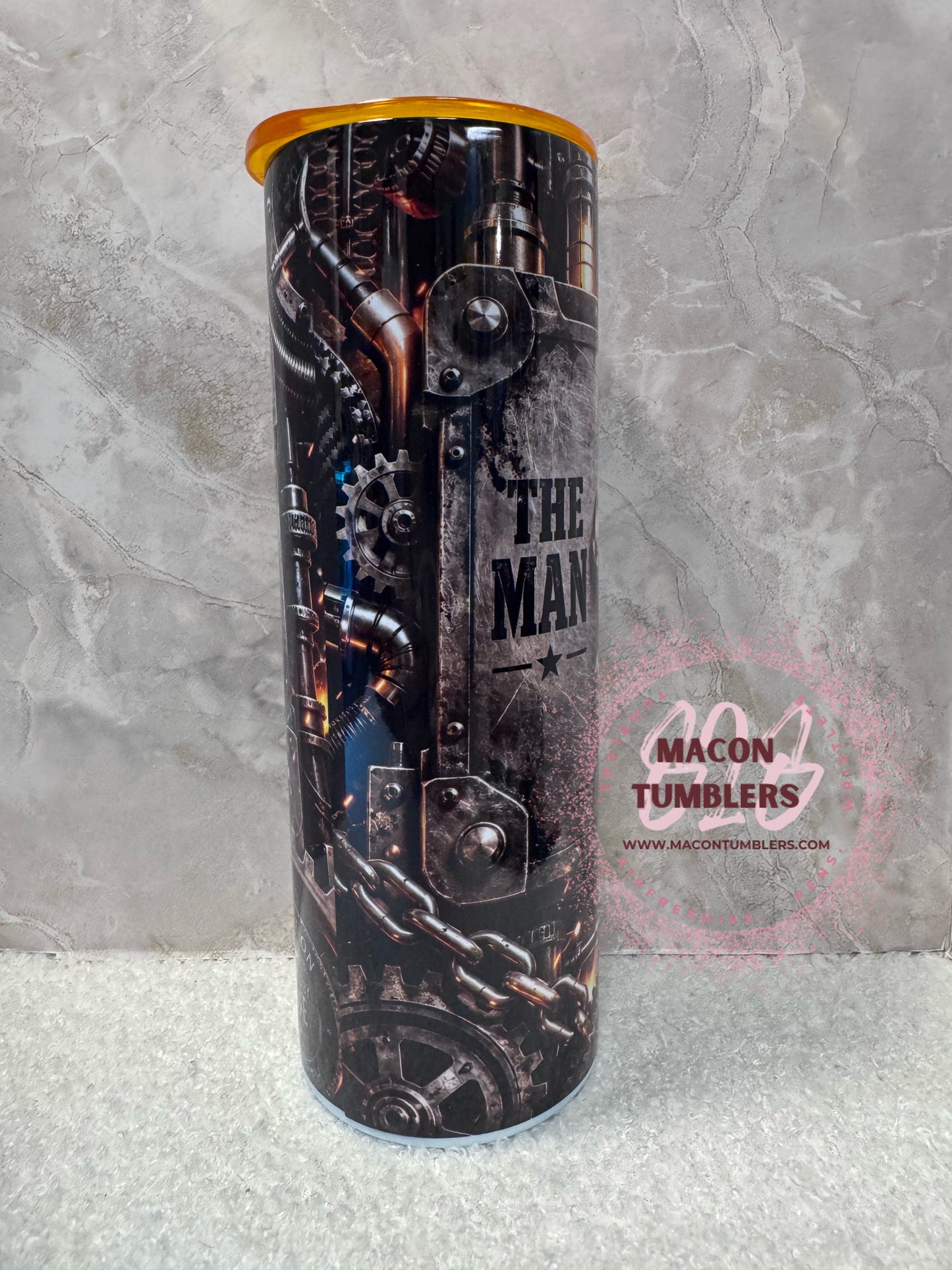 20 oz Industrial Dad Skinny Tumbler