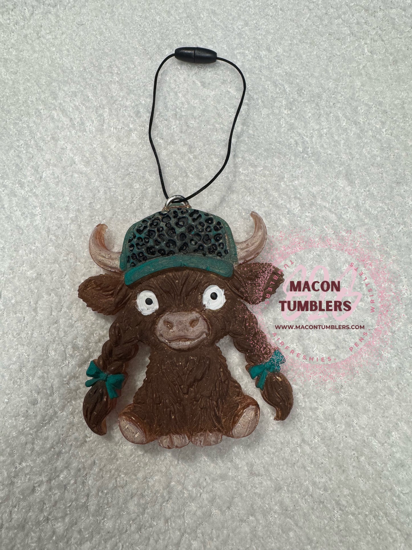 3D Highland w/Leopard Hat Freshie (URBAN COWBOY)