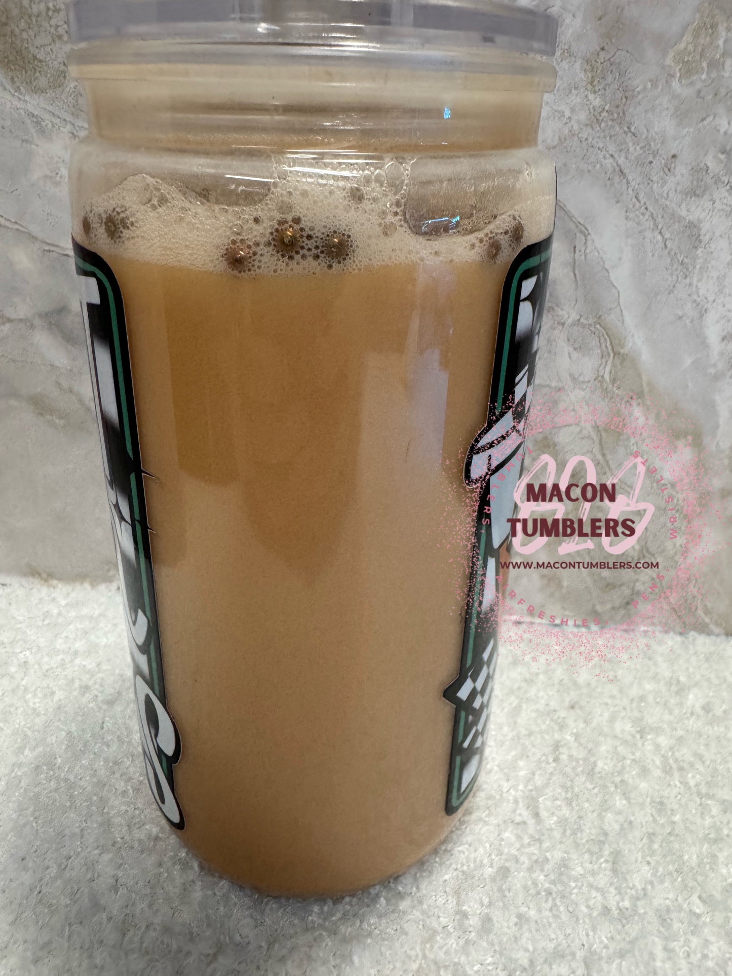 Coffee Look-Alike Snow Globe Tumbler – 16oz