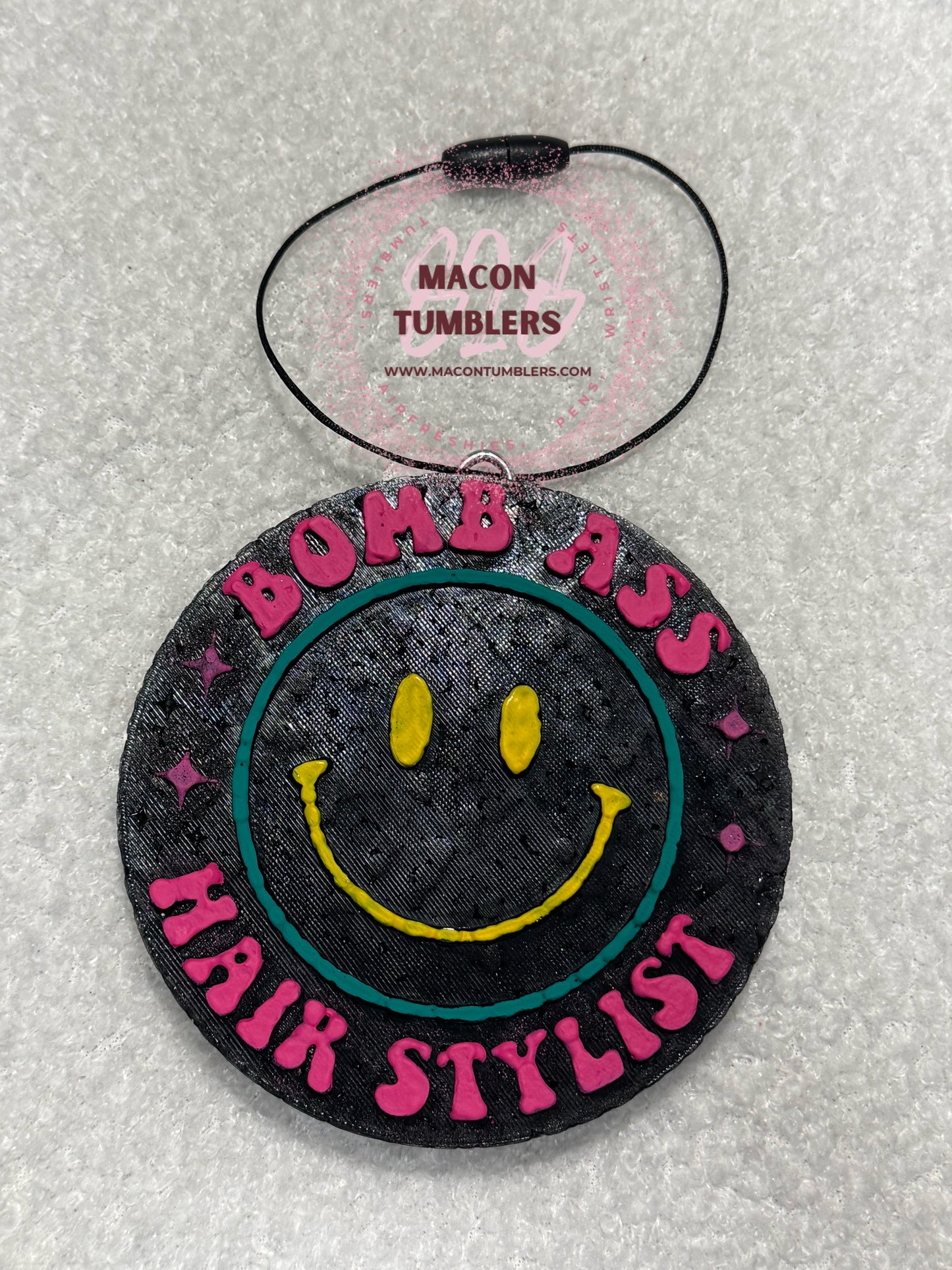 Bomb Ass Hair Stylist Custom Freshie