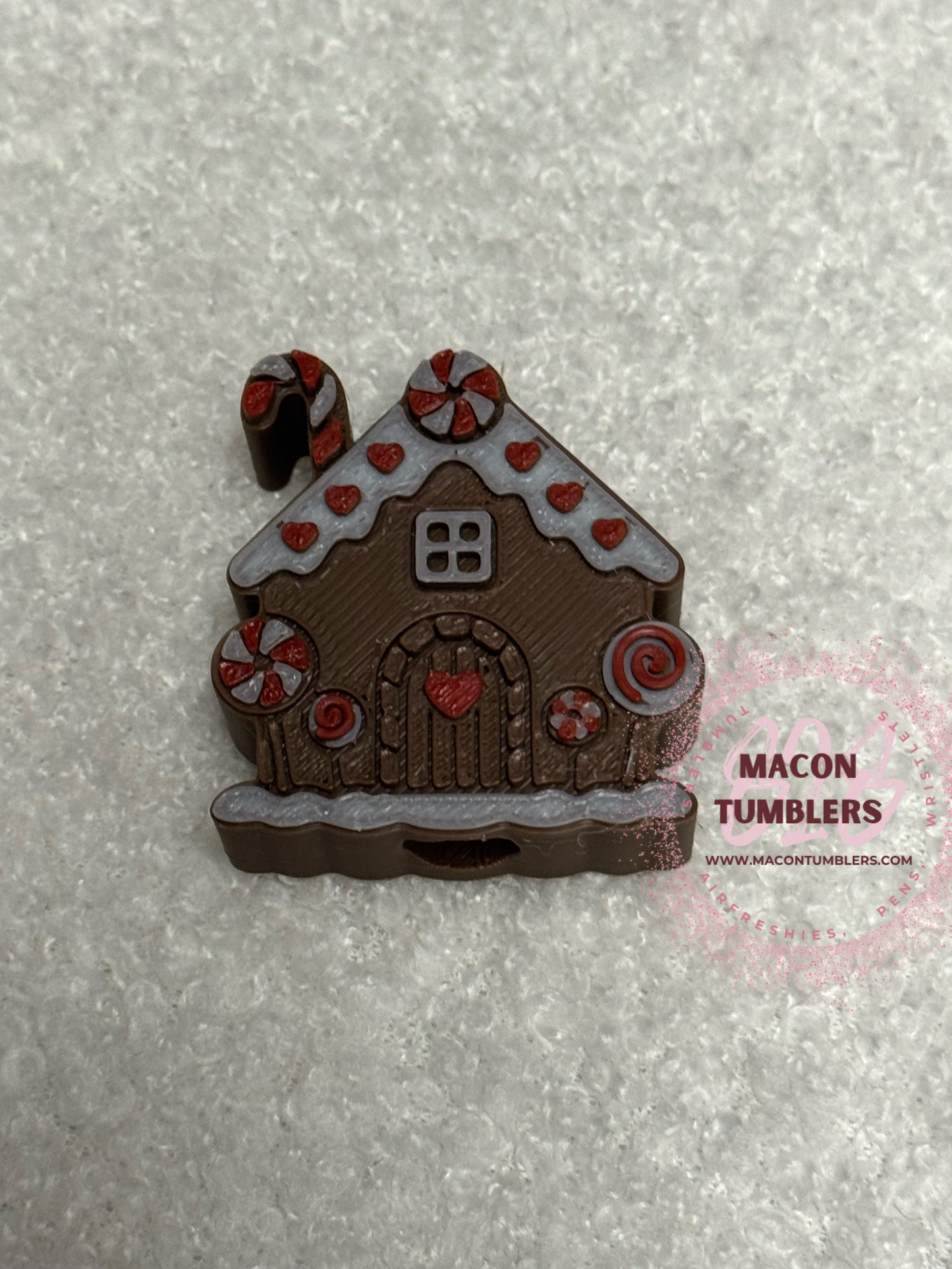 Christmas 3d printed straw charms