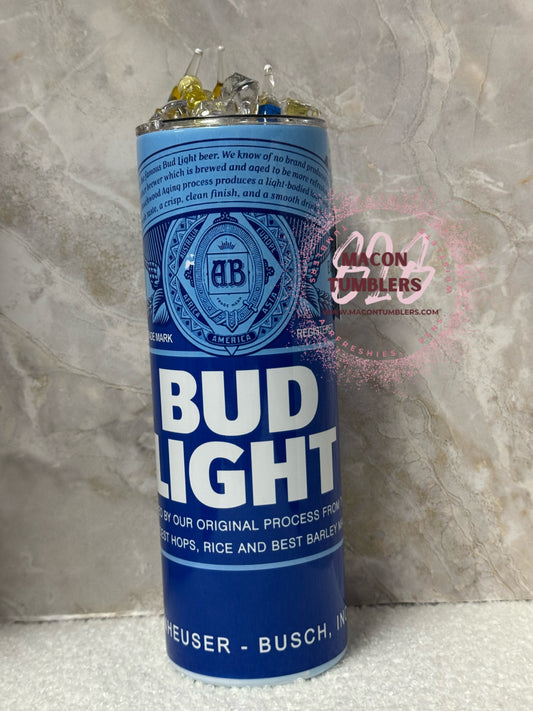 Beer Lover Snowglobe Tumbler – Iced Bottle Top Design