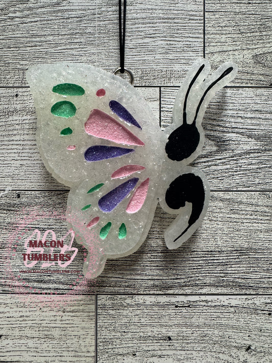 Semicolon Butterfly Freshie (VOLCANO CABRI BLUE)