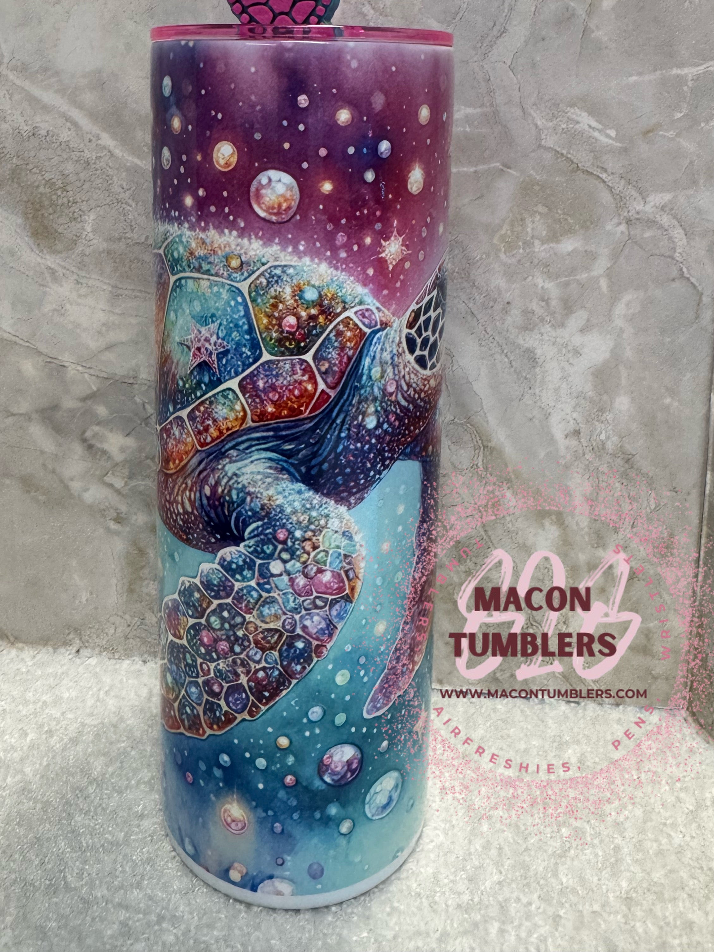 Sea Turtle 20oz Sublimation Tumbler | Ocean Lover Cup