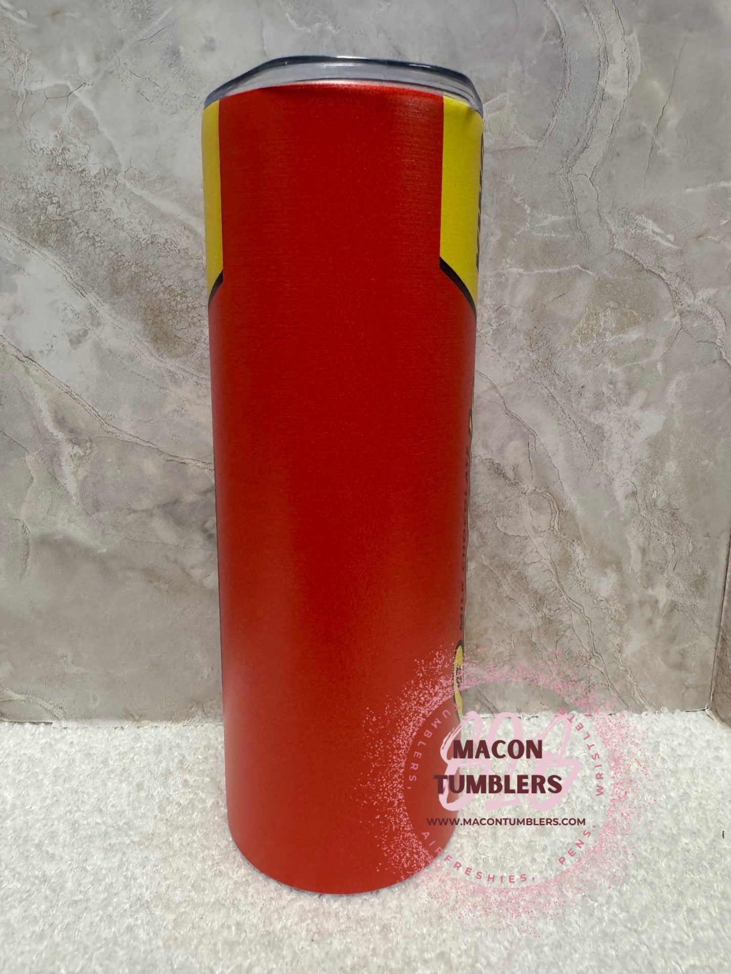 Candy Bar Inspired 20 oz Stainless Steel Skinny Tumbler