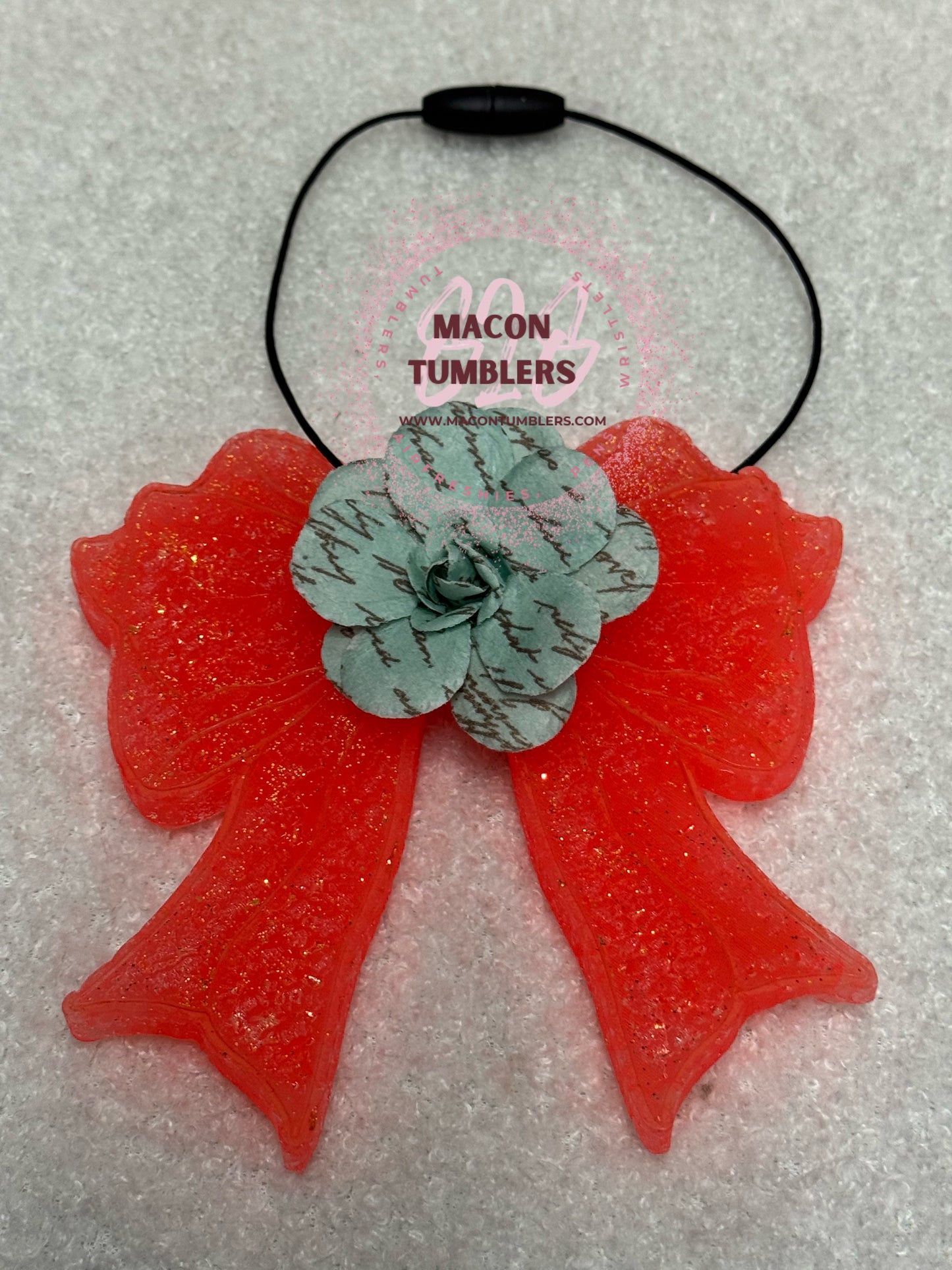 Bow w/Flower Freshie