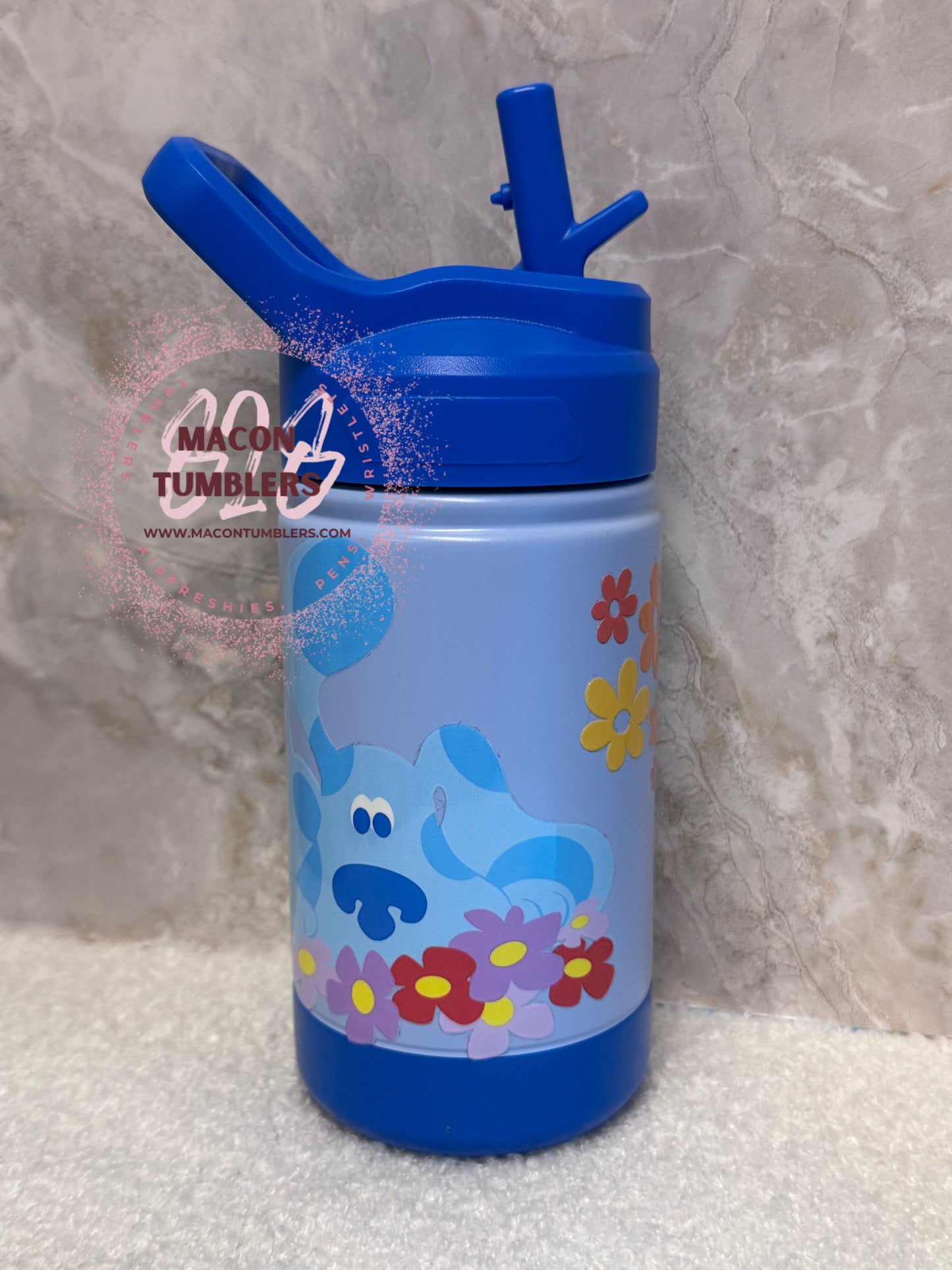 Blue’s Inspired Stainless Steel Flip Top Water Bottle