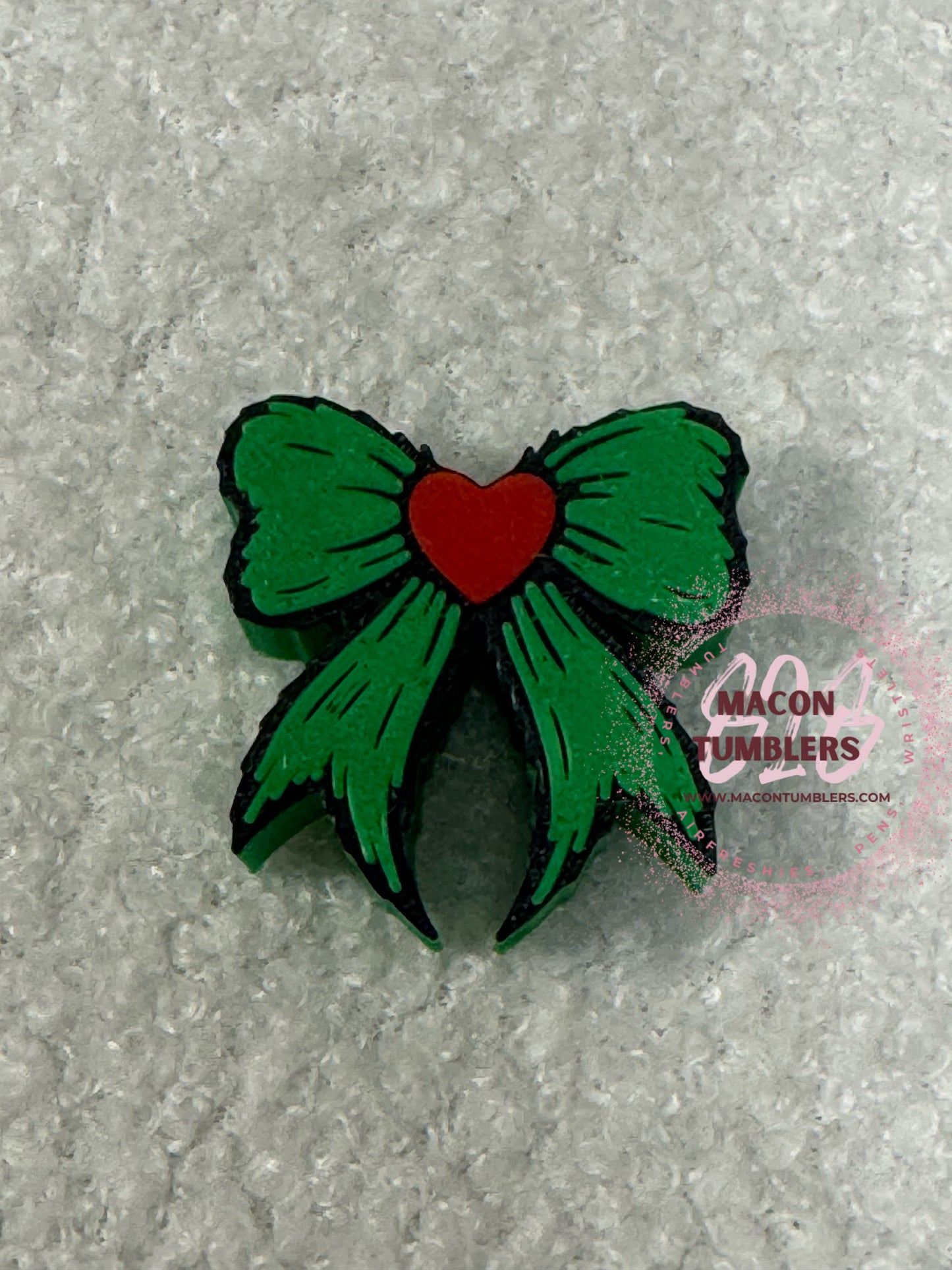 Christmas 3d printed straw charms