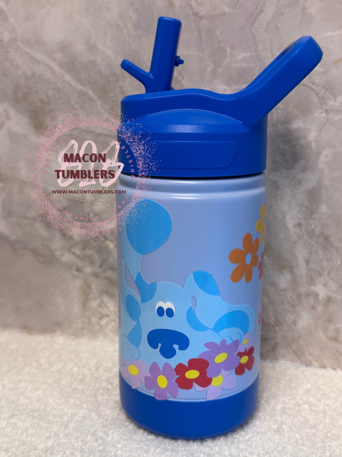 Blue’s Inspired Stainless Steel Flip Top Water Bottle
