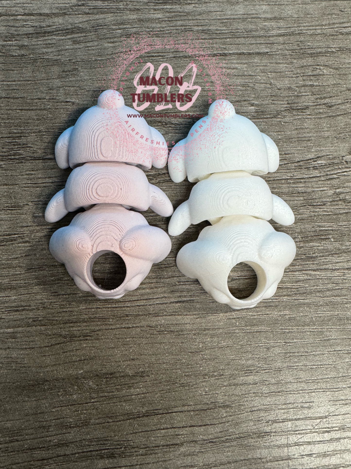 Easter 3d Printed Straw Charms