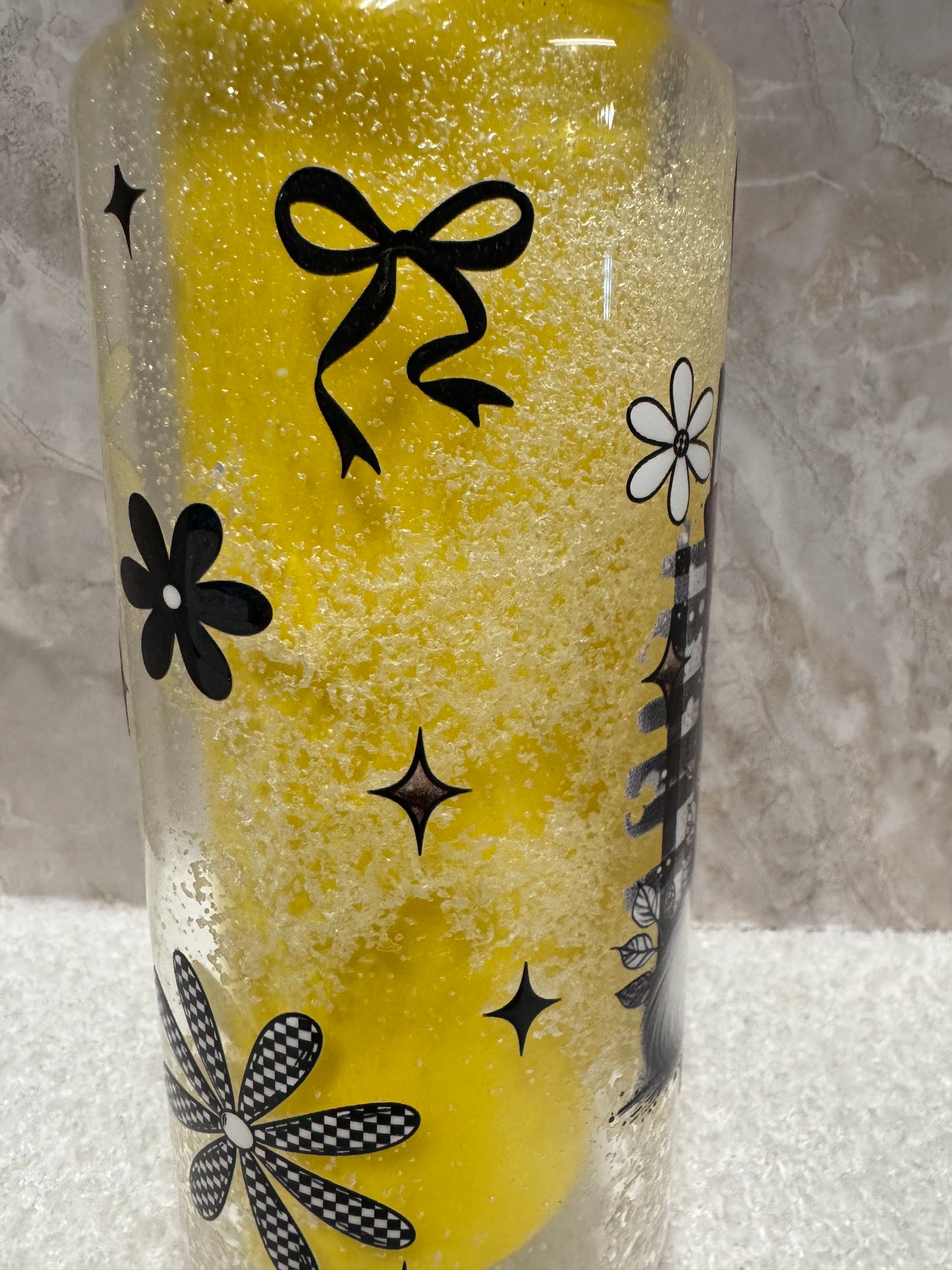 RTS 20 oz FOX Snowglobe Glass Cup