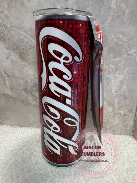 Coca-Cola Classic Tumbler Set – 20oz Skinny Sublimation Tumbler