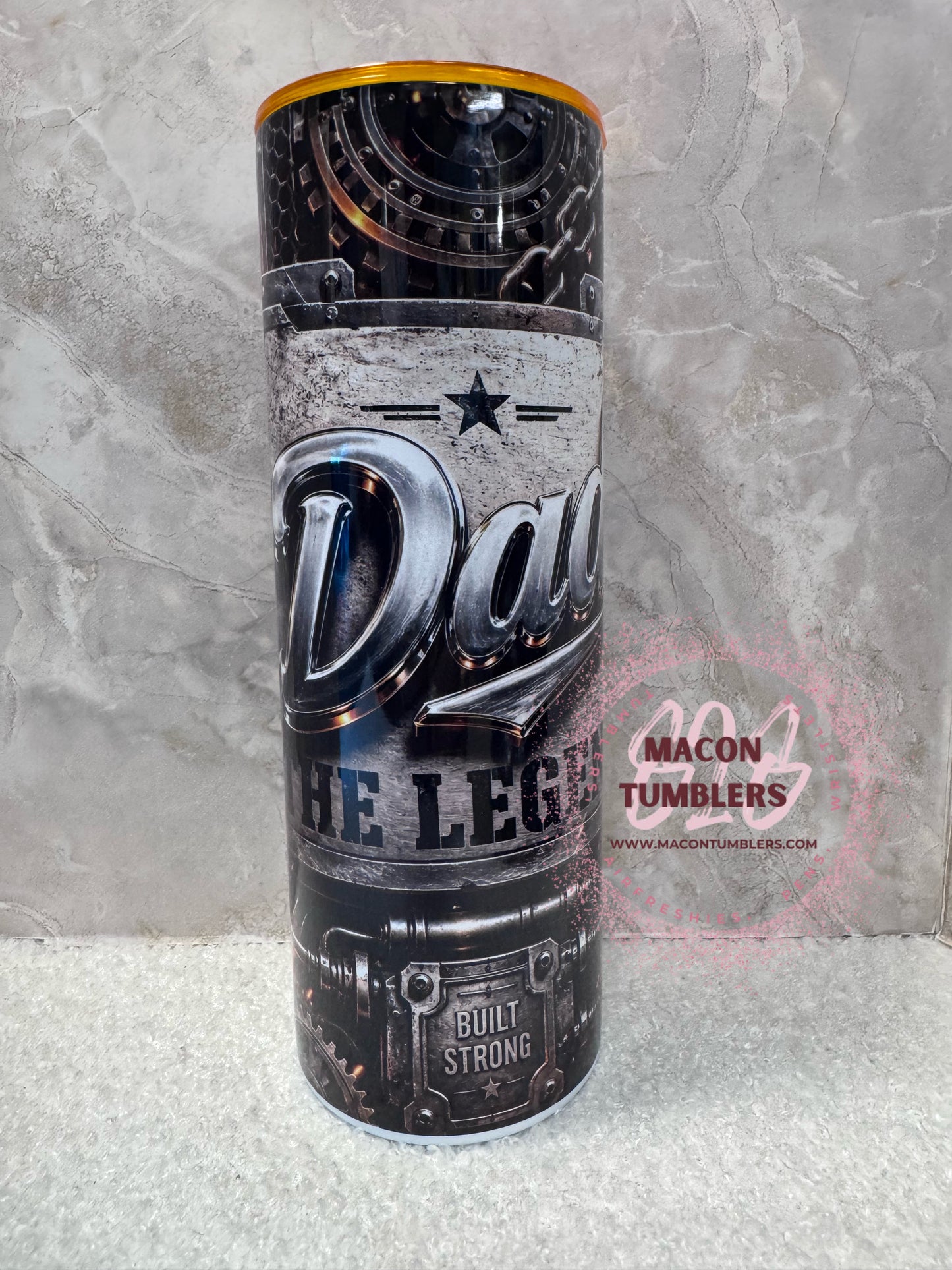 20 oz Industrial Dad Skinny Tumbler