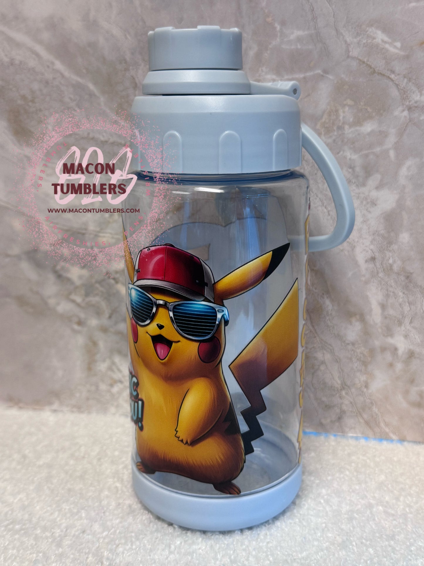 Too Electric For You Acrylic Water Bottle – Screw On Top