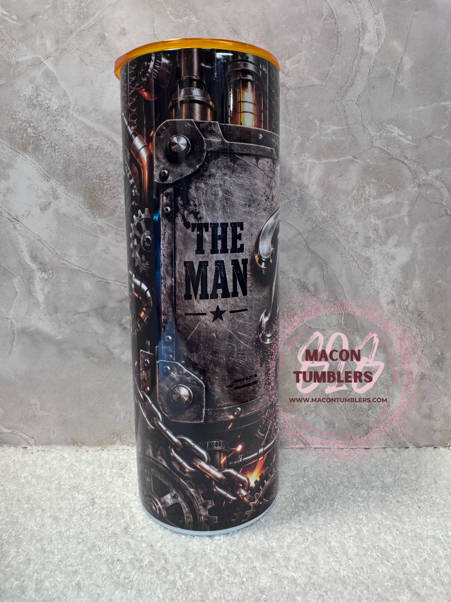 20 oz Industrial Dad Skinny Tumbler