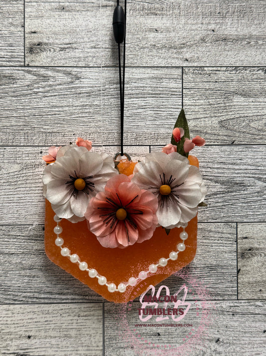 Pocket w/Flowers Freshie