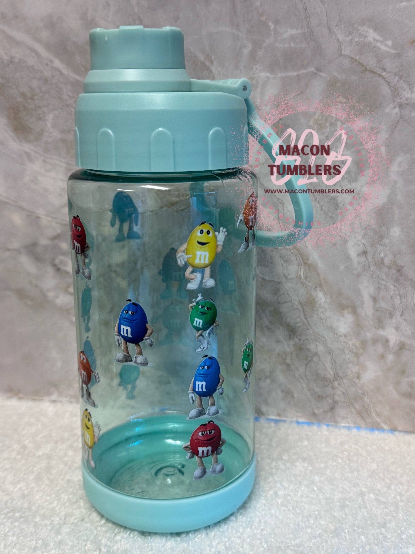 Candy Acrylic Water Bottle – Screw On Top