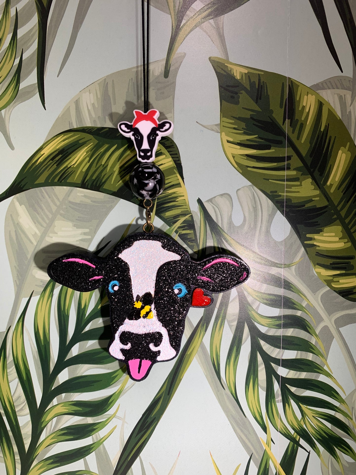 Cow w/Bee Custom Freshie