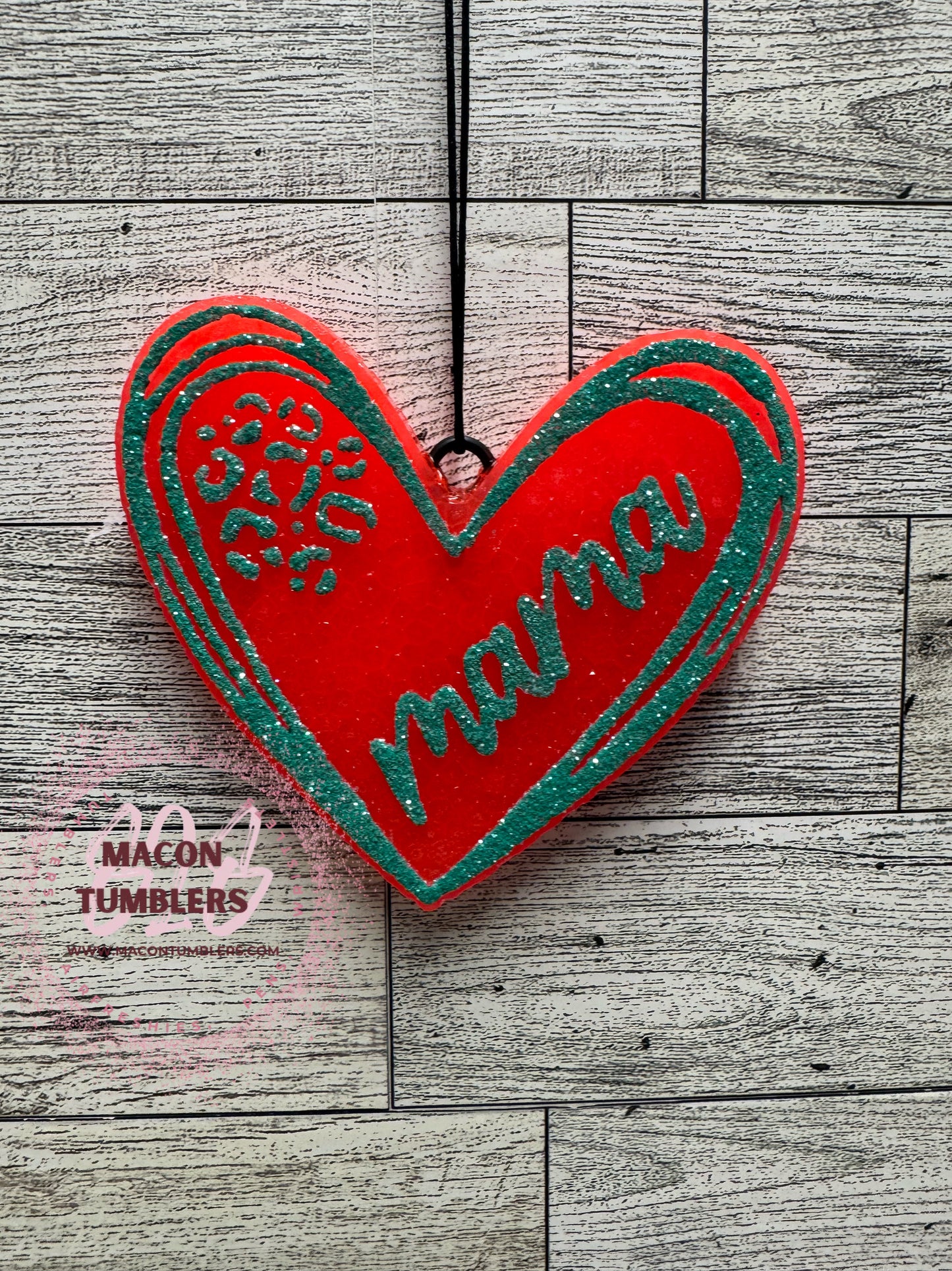 Heart with Mama Custom Freshie