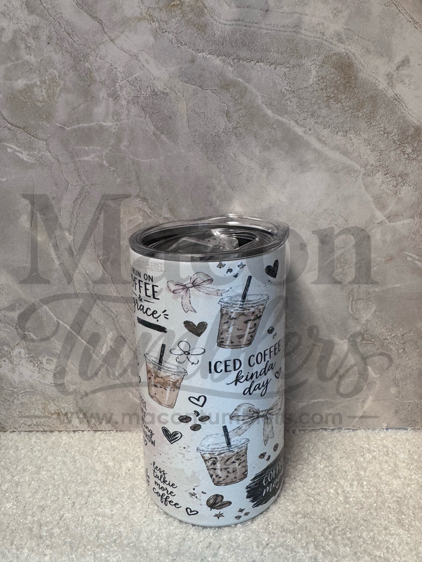 Coffee, Confidence & Chaos 12 oz Tumbler