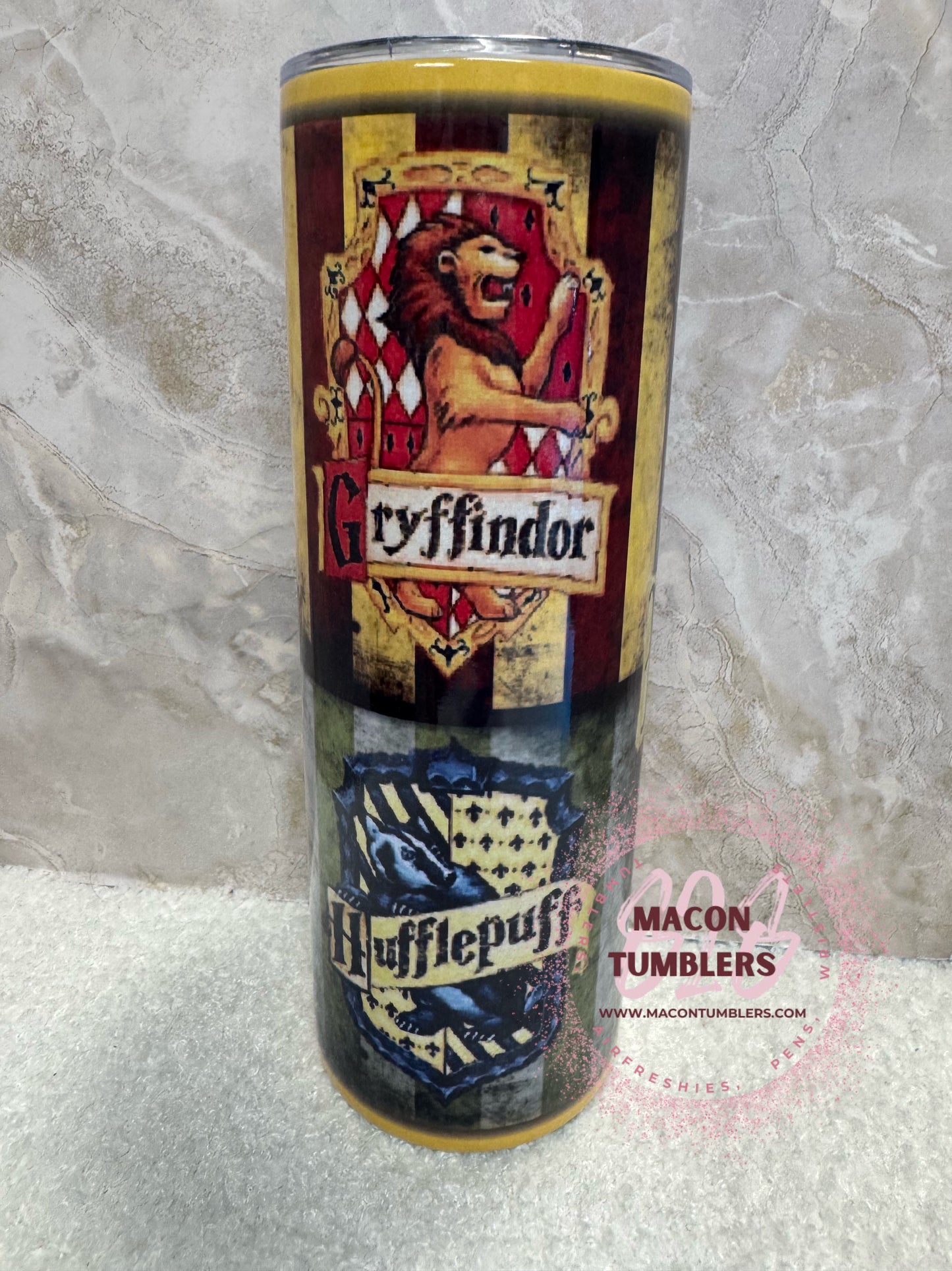 Wizard House Flags 20oz Sublimation Tumbler | Magic School Inspired Cup 🧙‍♂️
