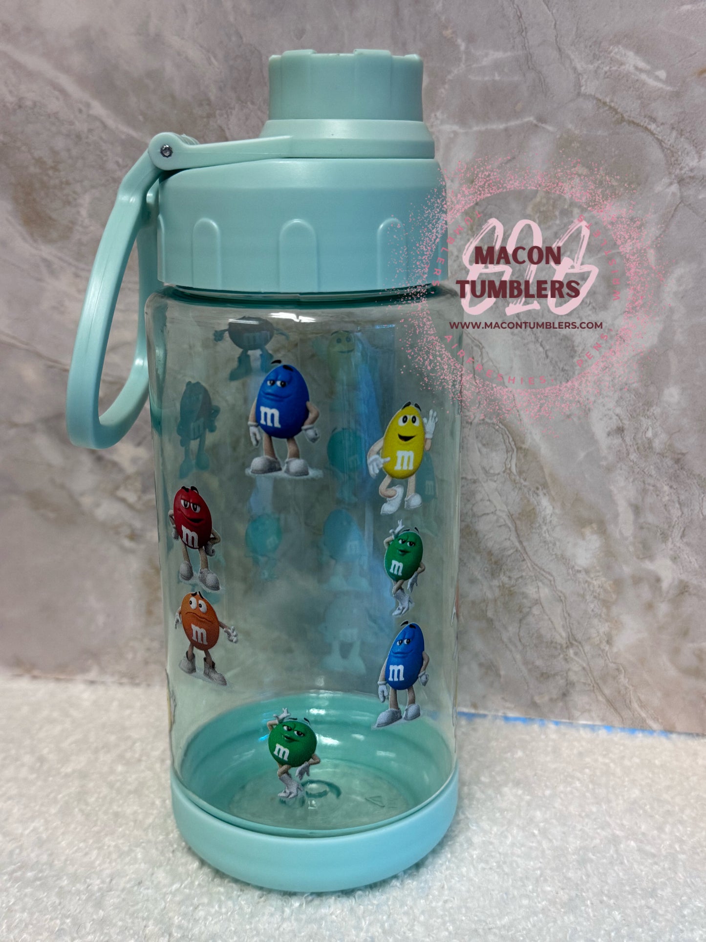 Candy Acrylic Water Bottle – Screw On Top