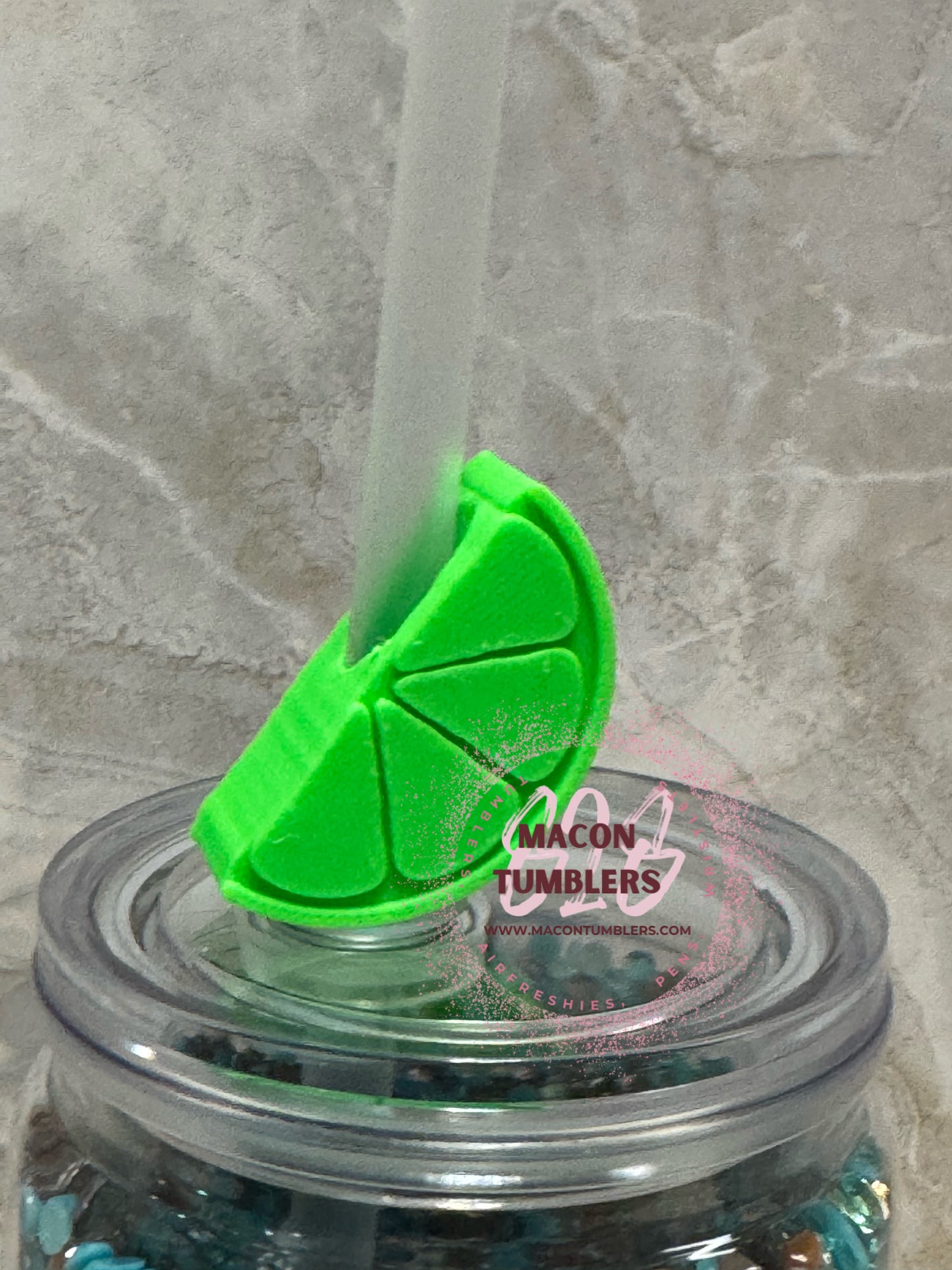 Fruit 3d Printed Straw Charms