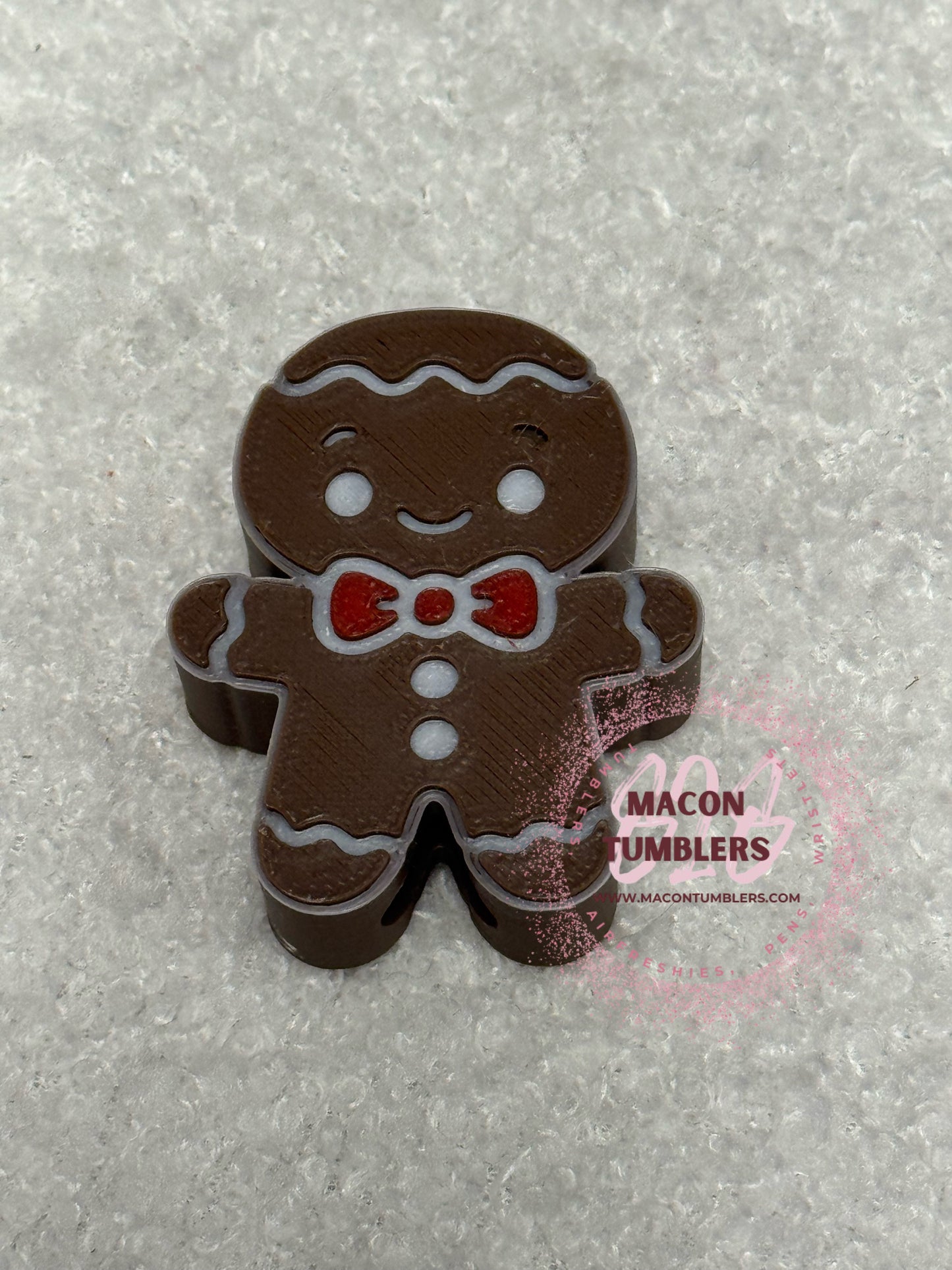 Christmas 3d printed straw charms