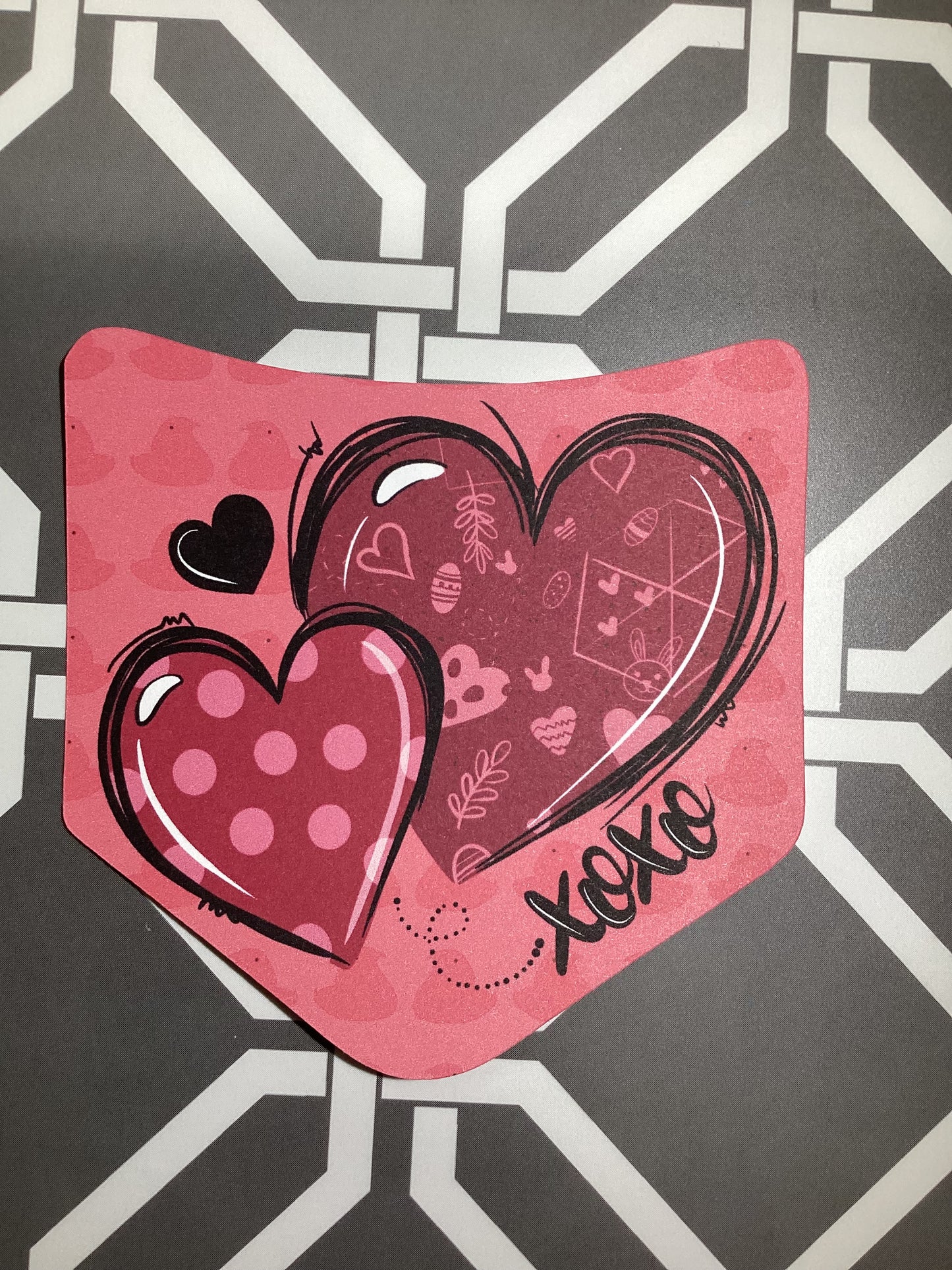 Valentines Pocket Cardstock Freshie Template