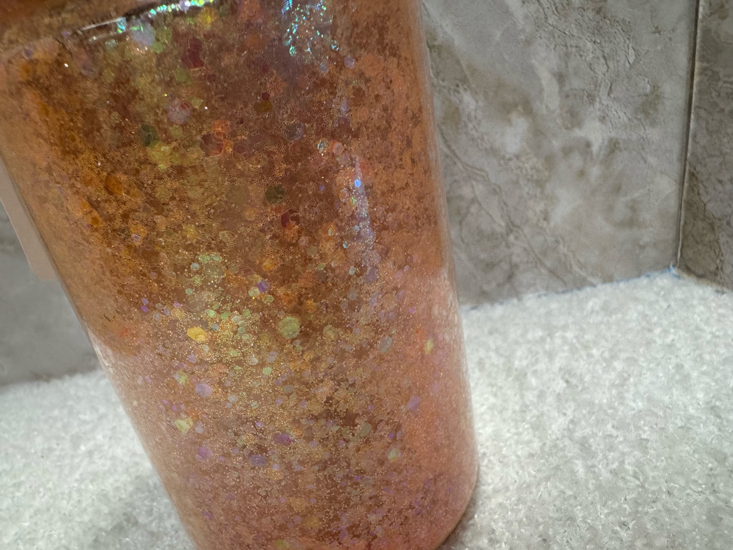 10oz Glitter Leopard Bow Plastic Water Bottle – Kids Flip Top Tumbler