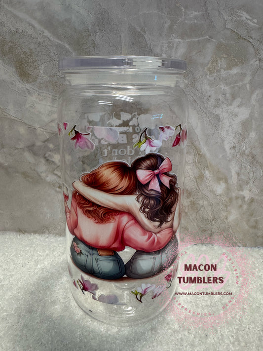 16oz Best Friend Quote Plastic Libbey Cup – Bestie Gift Can Tumbler