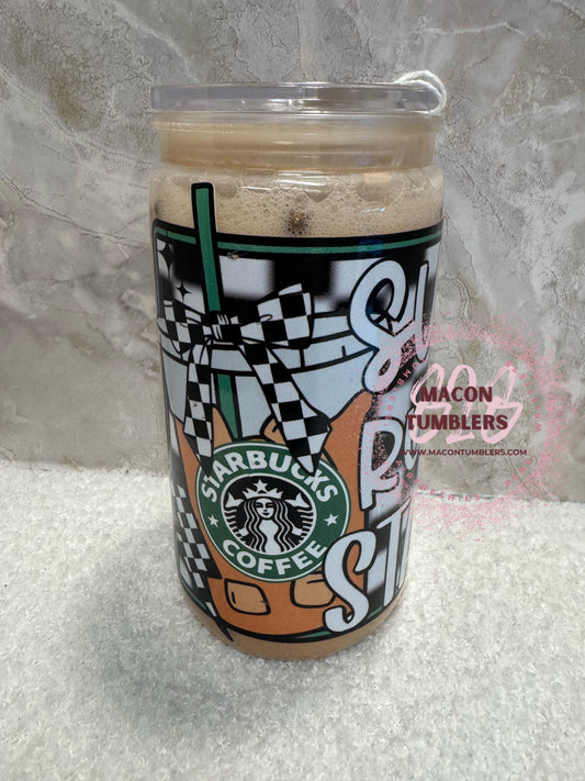 Coffee Look-Alike Snow Globe Tumbler – 16oz