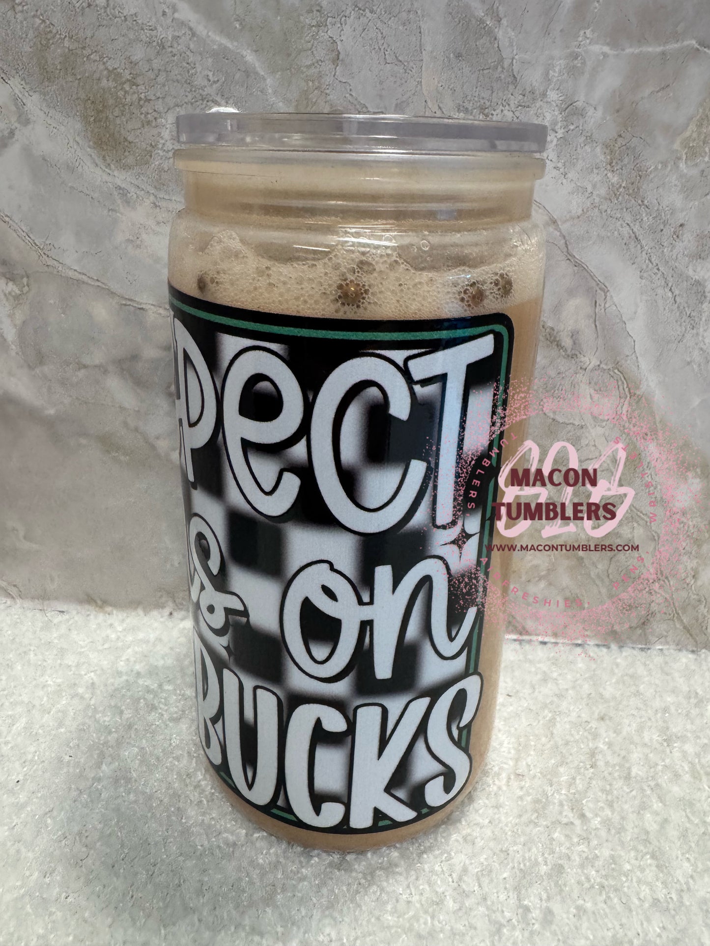Coffee Look-Alike Snow Globe Tumbler – 16oz